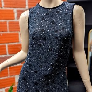 Huey Waltzer Saks 5th Avenue, Black Sparkly Maxi Dress, Size 6 New Year's party